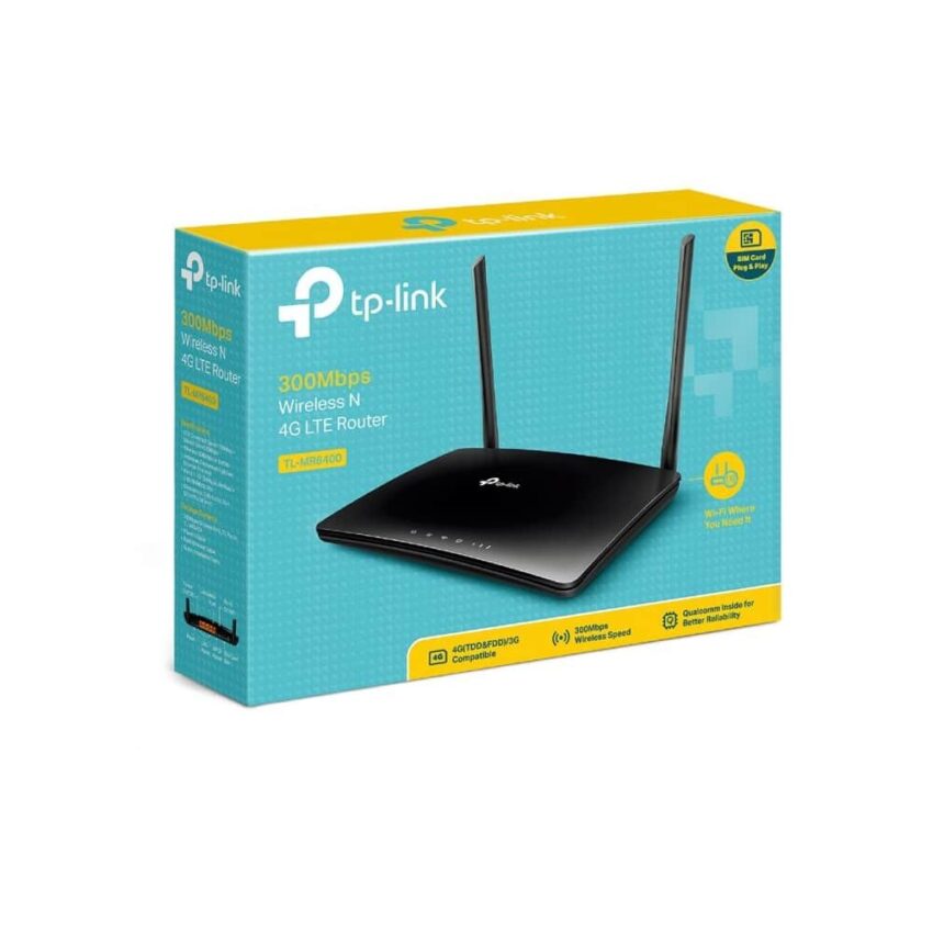 TP-LINK-TL-MR6400-4G-LTE-reititin-tuotepakkaus 4G reititin