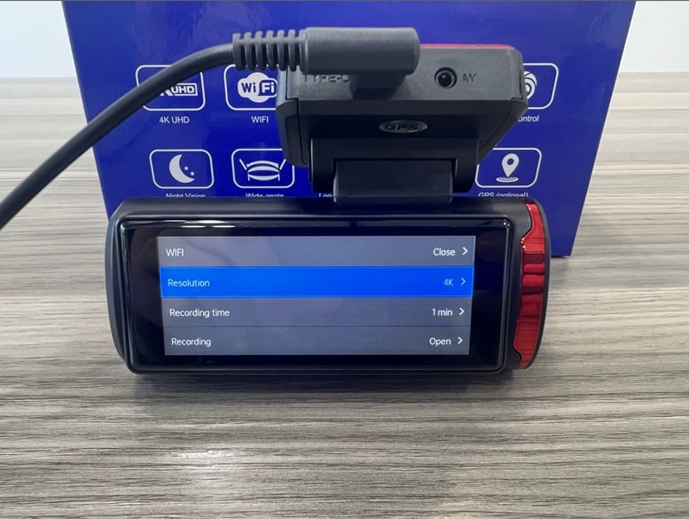 Autokamera Kojelautakamera 4K