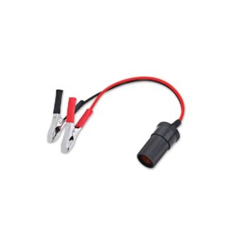 12V akku-adapteri hauenleukaliittimin